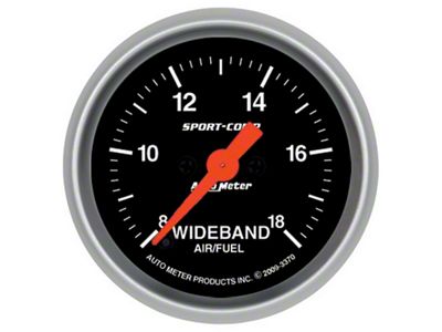 Auto Meter Sport-Comp 52mm Full Sweep Electronic Analog Wideband Air/Fuel Ratio - 3370