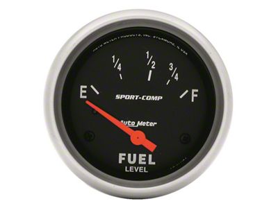 Auto Meter Sport-Comp 2 5/8in 73ohm-10ohm Fuel Level Gauge - 3515