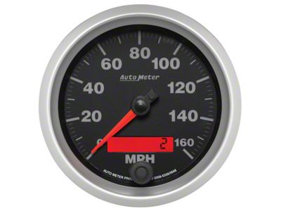 Auto Meter Electric Programmable 85.7mm Speedometer 160MPH - 5688