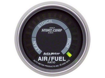 Auto Meter Sport-Comp II 52mm Lean-Rich Digital Air/Fuel Ratio Narrowband Gauge - 3675