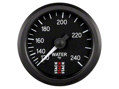 Auto Meter Stack 52mm 120-240 Deg F 1/2in Npt M Mechanical - ST3108