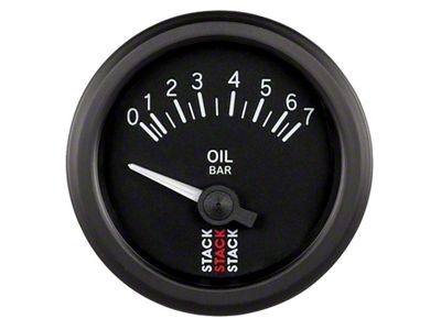 Auto Meter Stack 52mm 0-7 Bar M10 M Electric Oil Pressure - ST3201