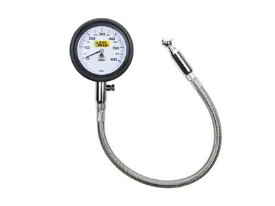 Auto Meter NASCAR Performance 60PSI Lo-Pressure Tire Pressure Gauge - 2160