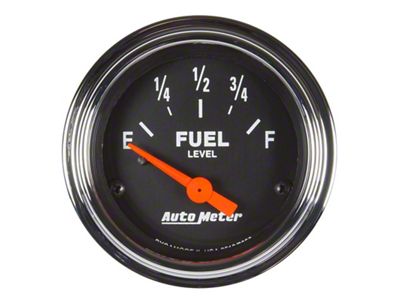 Auto Meter Traditional Chrome Gauge Fuel Level 2 1/16in 73e To - 2519