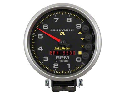 Auto Meter 5 inch Ultimate DL Playback Tachometer 9000 RPM - 6896