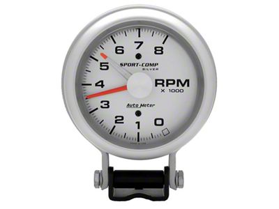 Auto Meter Ultra-Lite 3-3/4in 8; 000 RPM Pedestal Mount Tachometer - 3781