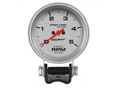 Auto Meter Ultra-Lite 2-5/8in Pedestal Diesel Tachometer 0-5000 RPM - 3788