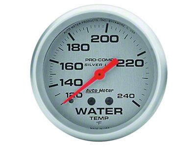 Auto Meter Ultra-Lite 2-5/8in 120-240 Deg F Liquid Filled Mechanical Water - 4632