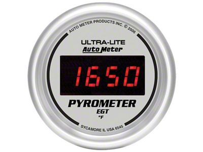Auto Meter Ultra-Lite 52MM 0-2000 Degree Digital Pyrometer - 6545
