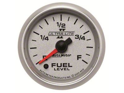 Auto Meter Ultralite II 2-1/16in 0-280 Ohm Programmable Fuel Level Gauge - 4910