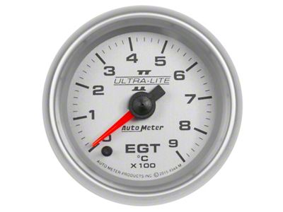 Auto Meter Ultra-Lite II Gauge Pyrometer Egt 2 1/16in 900c Digital - 4944-M