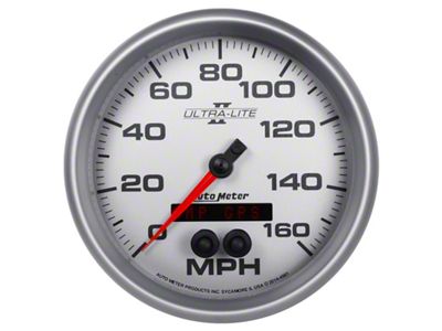 Auto Meter Ultralite II 5in 0-140MPH In-Dash Electronic GPS Programmable Speedometer - 4981