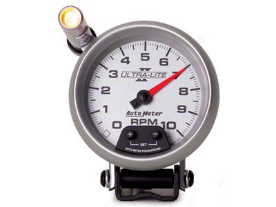 Auto Meter Ultra-Lite II 3-3/4in 10000 RPM Pedestal Mount Mini-Monster Tachometer - 4990