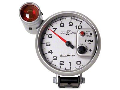 Auto Meter Ultra-Lite II 5 Inch 10000 RPM Tach w/ Shift - 4999