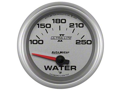 Auto Meter Ultralite II 2 5/8in 100-250 Degree F Short Sweep - 7737