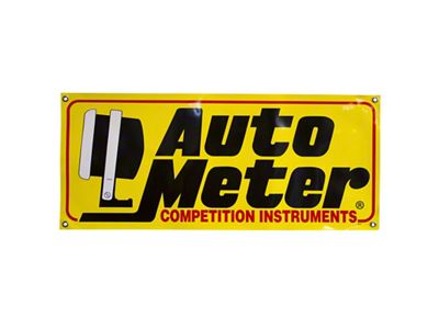 Auto Meter 3ft Heavy Race Banner - 0212