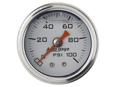 Auto Meter 1.5 inch Fuel Pressure Gauge 0-100 PSI - 2177