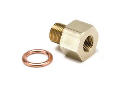 Auto Meter Metric Oil Pressure Adapter - 1/8in NPT to M12x1 - 2266