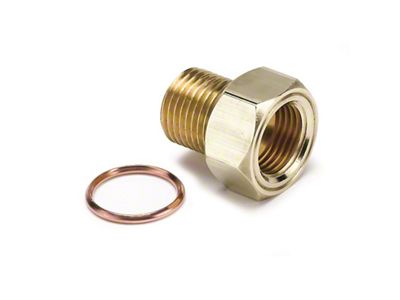Auto Meter Mechanical Temperature Adapter - 5/8in-18 UNF to M16x1.5 - 2275