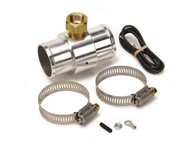 Auto Meter Radiator Hose Adapter 1.5in; 0.375in NPTF Female; Aluminum - 2283