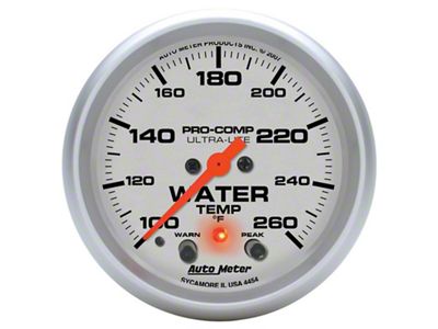 Auto Meter 66.7mm 100-260 degree F Full Sweep Electronic w/ Peak - 4454