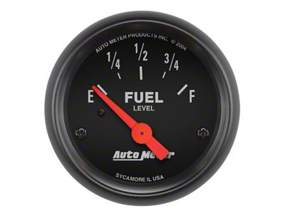 Auto Meter Z Series 52mm 0 Empty / 30 Full Fuel - 2648