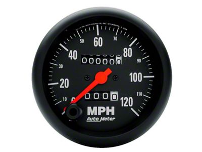 Auto Meter Z Series 85mm 120 mph Speedometer Mechanical Gauge - 2692