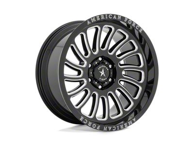 American Force Vulcan Gloss Black Milled Wheel; 20x10; -18mm Offset