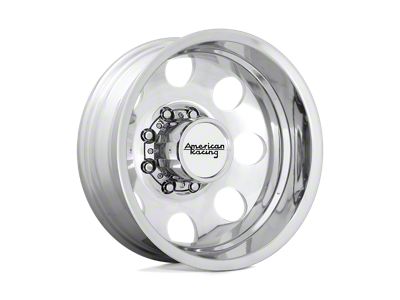 American Racing Baja Dually Polished Wheel; 16x6; -134mm Offset