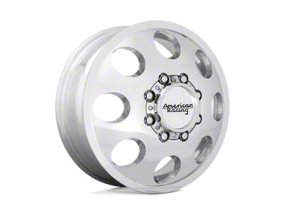 American Racing Wheels Baja Dually Polished Wheel; 16x6; 111mm Offset; 8x165.1mm Bolt Pattern; 125.10mm Hub Bore