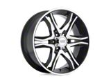 American Racing Mainline Gloss Black Machined Wheel; 17x8; 25mm Offset