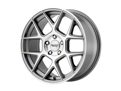American Racing Apex Gunmetal Machined Wheel; 18x8.5; 40mm Offset