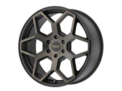 American Racing AR916 Satin Black with Dark Tint Wheel; 20x8.5; 35mm Offset; 6x139.7mm Bolt Pattern; 106.10mm Hub Bore