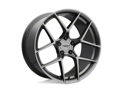 American Racing Wheels Crossfire Graphite Wheel; 18x8.5; 50mm Offset; 5x120.65mm Bolt Pattern; 70.30mm Hub Bore