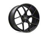 American Racing Crossfire Satin Black Wheel; 20x10.5; 25mm Offset; 5x115mm Bolt Pattern; 72.56mm Hub Bore
