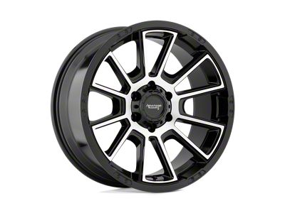 American Racing Intake Gloss Black Machined Wheel; 20x9; 18mm Offset