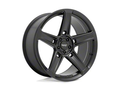 American Racing HELLION Satin Black Wheel; 20x9.5; 15mm Offset; 5x115mm Bolt Pattern; 72.56mm Hub Bore