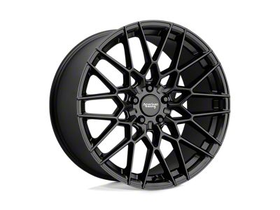 American Racing Barrage Satin Black 4-Wheel Kit; 19x9; 35mm Offset