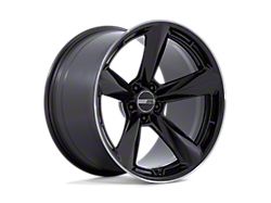 American Racing TTF Gloss Black with DDT Lip Wheel; 20x11; 50mm Offset; 5x114.3mm Bolt Pattern; 72.56mm Hub Bore
