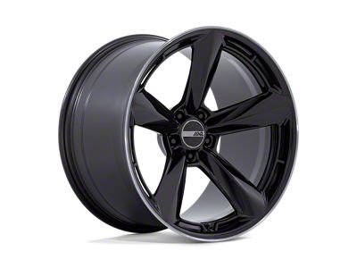 American Racing TTF Gloss Black with DDT Lip Wheel; 20x9.5; 15mm Offset