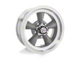 American Racing Torq Thrust D Gray with Machined Lip Wheel; 15x8.5; -25mm Offset