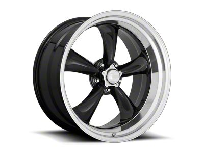 American Racing Torq Thrust II Gloss Black with Machined Lip Wheel; 22x11; 18mm Offset