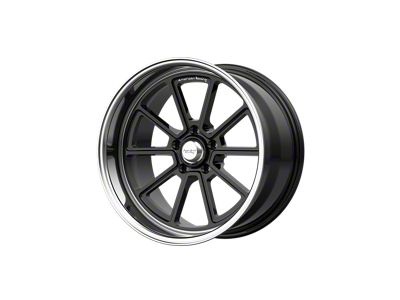 American Racing Draft Gloss Black with Diamond Cut Lip Wheel; 18x10; 0mm Offset