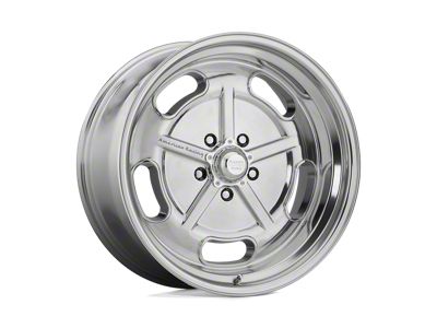 American Racing Salt Flat Polished Wheel; 17x8; 0mm Offset; 5x120.65mm Bolt Pattern; 72.56mm Hub Bore