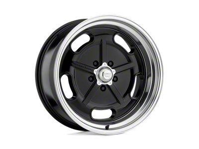 American Racing Salt Flat Gloss Black with Diamond Cut Lip Wheel; 20x8; 0mm Offset