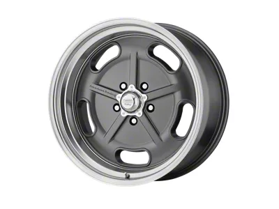 American Racing Salt Flat Mag Gray with Diamond Cut Lip Wheel; 20x8; 0mm Offset