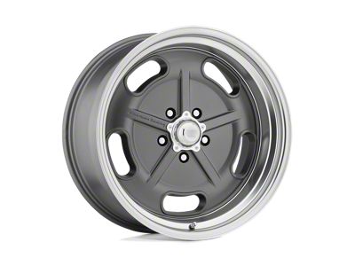 American Racing Salt Flat Mag Gray with Diamond Cut Lip Wheel; 22x8.5; 0mm Offset
