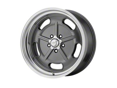 American Racing Salt Flat Mag Gray with Diamond Cut Lip Wheel; 22x8.5; 0mm Offset