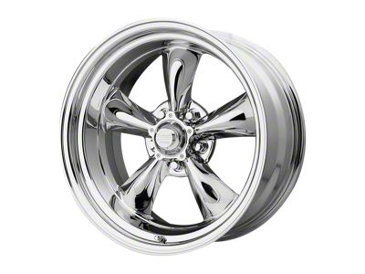 American Racing Torq Thrust II Chrome Wheel; 18x8; 0mm Offset; 5x114.3mm Bolt Pattern; 83.06mm Hub Bore