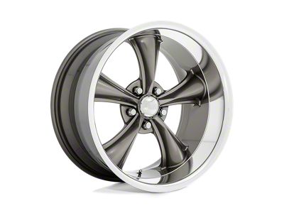 American Racing Boss TT Graphite with Diamond Cut Lip Wheel; 20x10; 2mm Offset